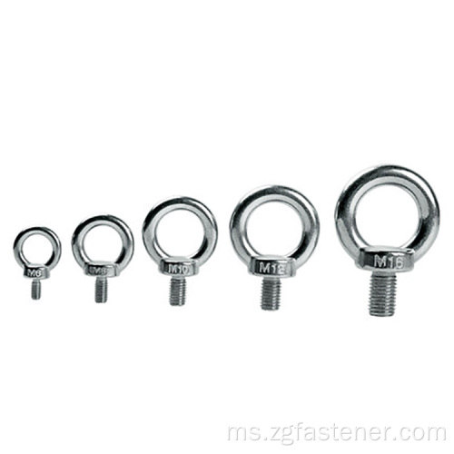 DIN580 RING BOLT Stainless Steel 304 Flat Eye Hollow Bolts
